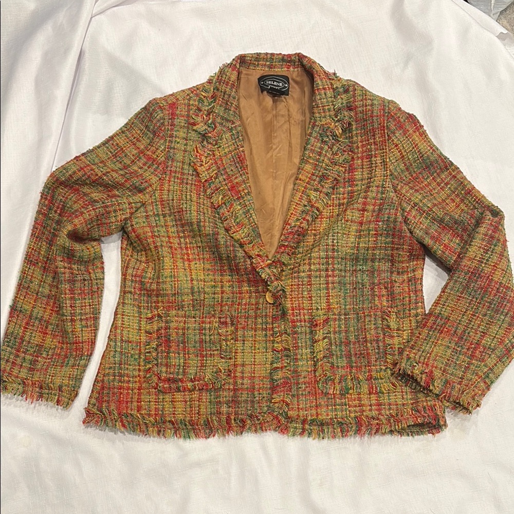 Chanel Multicolor Tweed Jacket